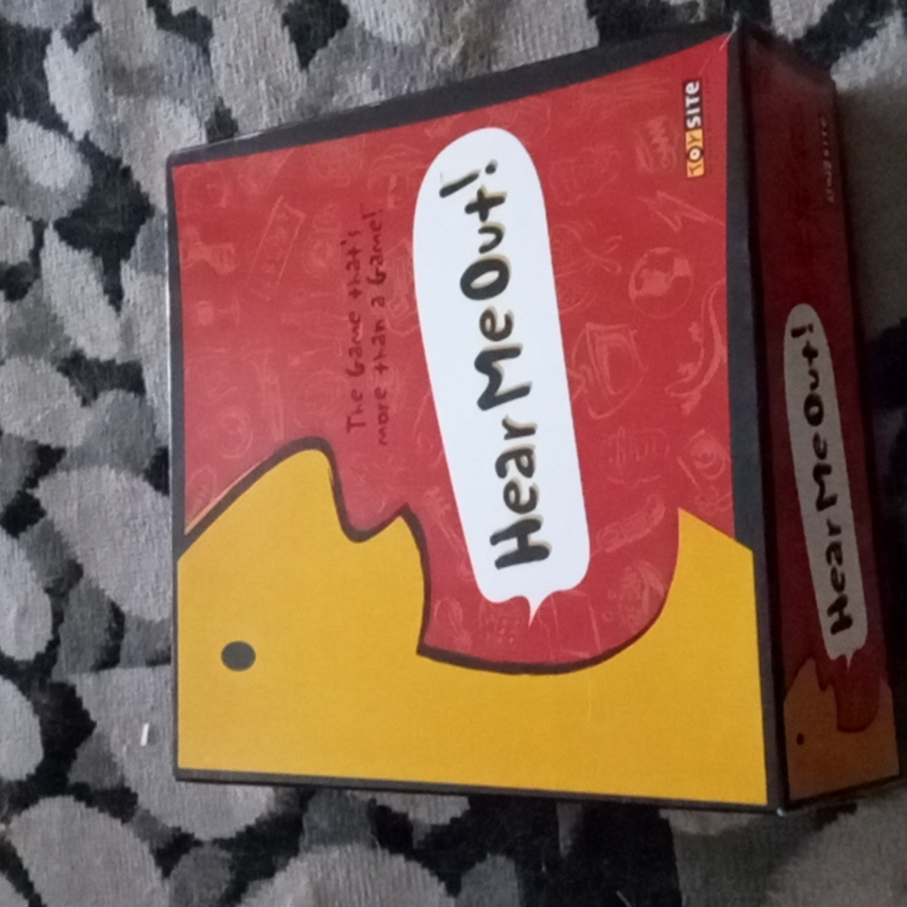 "Hear Me Out!" Card game